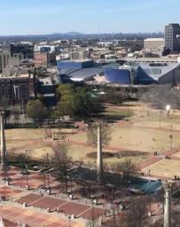 Aerial view of Atlanta